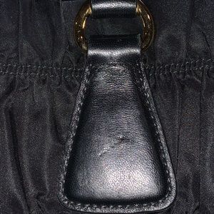 Prada Black Gaufre Tessuto Nylon & Leather Tote
